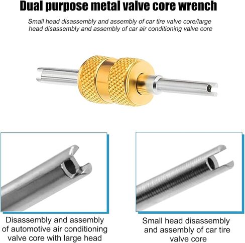 Car Dually Valve Stem Extenders, 2PCS Metal Heavy Duty 180 Degree Dual Wheel Tire Valve Stem Extension Adapter, Automotive Tyre Extender, Universal for Truck Pickup Motorcycle Tire in Saudi Arabia