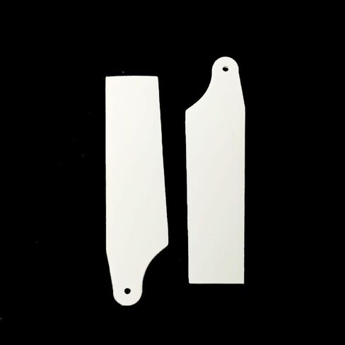 4Pairs 450 RC Helicopter Plastic Tail Rotor Blades White for Align trex 450 V3 PRO DFC Remote Control Helicopter in Saudi Arabia