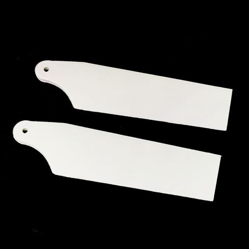 4Pairs 450 RC Helicopter Plastic Tail Rotor Blades White for Align trex 450 V3 PRO DFC Remote Control Helicopter in Saudi Arabia