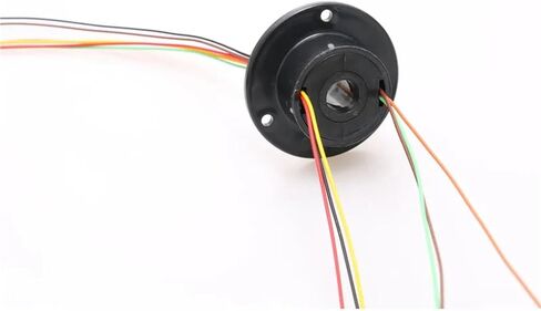1 قطعة ثقب 10 مللي متر من خلال حلقة الانزلاق 6CH 2A جامع حلقة مشتركة IP54 حماية موصل Slipring موصل دوار غير محدود in Kuwait