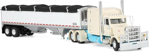 First Gear DCP 1/64 Peterbilt 389 Semi Truck with Wilson Pacesetter Grain Trailer, Capitola Trucking 60-2207 in Saudi Arabia
