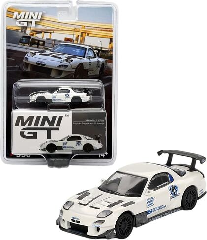 Diecast Model Car Compatible with Mini GT 1:64 Mazda RX-7 (FD3S) Itosyoukai Rei-Gouki with RE Amemiya Limited Edition MGT00996 in Kuwait