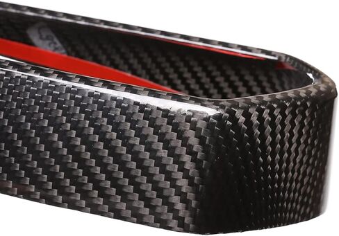 Fit for Lamborghini Urus 2018-2021 Real Carbon Fiber Car Interior Dashboard Air Outlet Frame Protective Cover 2Pcs (Carbon Fiber Black) in Kuwait