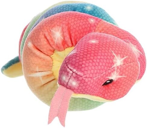 Aurora® Playful Snake Wrist Wranglers™ Rainbow Dreams Snake™ Stuffed Animal - Vibrant Colors for an Eye-Catching Design - Perfect for Kids, Adults, and Any Reptile Enthusiasts in Kuwait