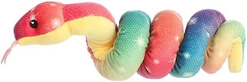 Aurora® Playful Snake Wrist Wranglers™ Rainbow Dreams Snake™ Stuffed Animal - Vibrant Colors for an Eye-Catching Design - Perfect for Kids, Adults, and Any Reptile Enthusiasts in Kuwait