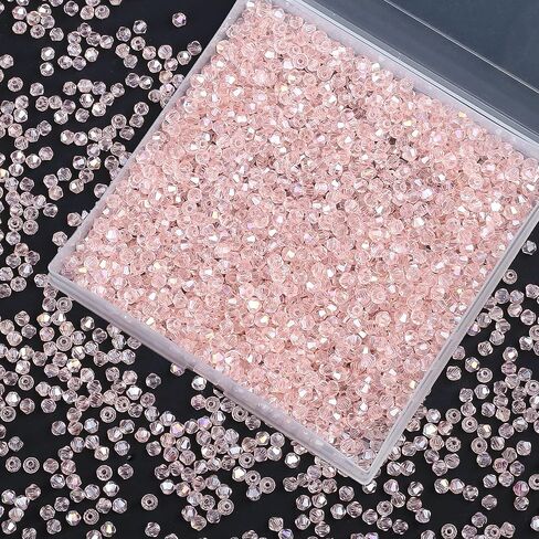 1500PCS Red White Blue Beads Bicone Faceted Crystal Glass Patriotic Beads for Jewelry Making DIY Necklace Bracelet Earring in Saudi Arabia