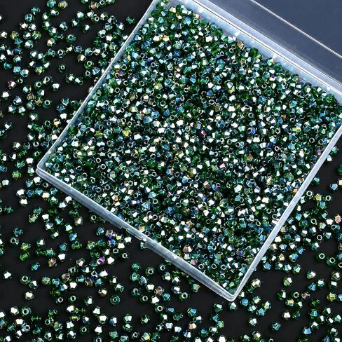 1500PCS Red White Blue Beads Bicone Faceted Crystal Glass Patriotic Beads for Jewelry Making DIY Necklace Bracelet Earring in Saudi Arabia