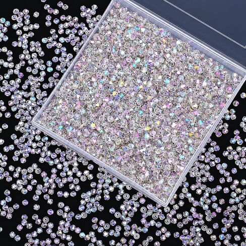 1500PCS Red White Blue Beads Bicone Faceted Crystal Glass Patriotic Beads for Jewelry Making DIY Necklace Bracelet Earring in Saudi Arabia