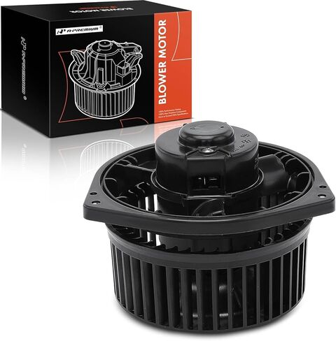 A-Premium Rear HVAC Heater Blower Motor Compatible with Nissan Pathfinder 2013-2020, Pathfinder 2022-2024 & INFINITI QX60 2014-2020, JX35 2013, 2 Pins, with Fan Cage, Replace# 273753KA0A in Kuwait