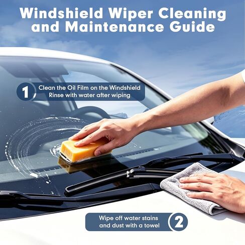 26"+16"+Rear 11" Windshield Wipers Replacement for Chevrolet Chevy Trax 2024 2025 2026 Original Equipment Wiper Blades Top Lock with Car Cleaning Clay & Towel (3-Pack) in Kuwait