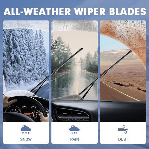 26"+16"+Rear 11" Windshield Wipers Replacement for Chevrolet Chevy Trax 2024 2025 2026 Original Equipment Wiper Blades Top Lock with Car Cleaning Clay & Towel (3-Pack) in Kuwait