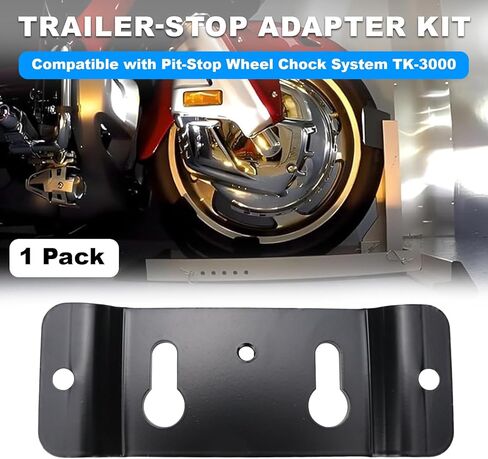 1 Pack Trailer-Stop Adapter Kit Compatible with Pit-Stop Wheel Chock System TK-3000 Ensure Secure Upright stabilization of Motorcycles with Safe and Easy Loading & unloading in Saudi Arabia