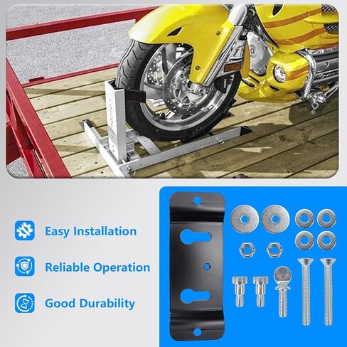 1 Pack Trailer-Stop Adapter Kit Compatible with Pit-Stop Wheel Chock System TK-3000 Ensure Secure Upright stabilization of Motorcycles with Safe and Easy Loading & unloading in Saudi Arabia