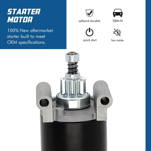 Kohler Starter Replacement for 7000 Series Mowers wth KT715-KT745 Courage Twin SV710-SV840 Engine 20-27 HP with OE 3209801 3209803 3209804 3209808 410-21111 SAB0157 9 Teeth in Kuwait