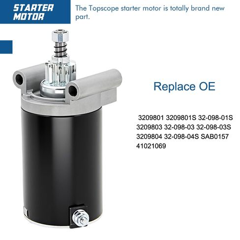 Kohler Starter Replacement for 7000 Series Mowers wth KT715-KT745 Courage Twin SV710-SV840 Engine 20-27 HP with OE 3209801 3209803 3209804 3209808 410-21111 SAB0157 9 Teeth in Kuwait