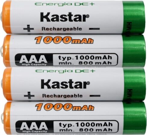 Kastar 8 Pcs Battery Replacement for Panasonic KX-TG7875S TG8162AL TG8163AL TG8231 TG8231B TG8232 TG8232B TG833 TG9321 TG9321T TG9322 TG9331 TG9331T TG9332 TG9332S TG9332T TG9333 TG9333PK TG9333T in Kuwait