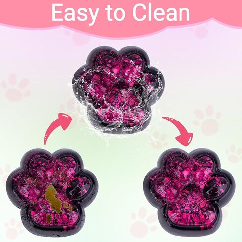 Taba Squishy Toy (4 Pack), Squishies Squeeze Fidget Toys, Party Favors for Kids 8-12, Cute Soft Sticky Sensory Toy, Gifts for Girls 4-8, Autism Stress Relief Toys (Black Paw) in Saudi Arabia
