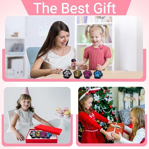 Taba Squishy Toy (4 Pack), Squishies Squeeze Fidget Toys, Party Favors for Kids 8-12, Cute Soft Sticky Sensory Toy, Gifts for Girls 4-8, Autism Stress Relief Toys (Black Paw) in Saudi Arabia