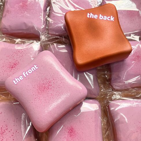 4 Inch Sticky Bread Squishy Toys, Super Soft Thick Toast Slow Rising Squishy, Realistic Toast-Shaped Squeeze Toys, Big Food Squishies for Adults Stress Relief (Purple) in Saudi Arabia