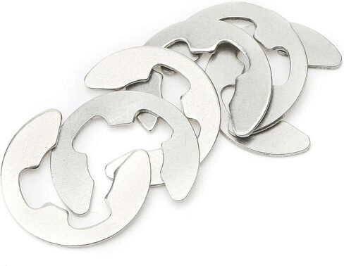 10-100pcs E-clip Washer 304 Stainless Steel m1.2 m1.5 m2 m2.5 m3 m4 m5 m6 m7 m15 External Retaining(M10 20pcs) in Saudi Arabia