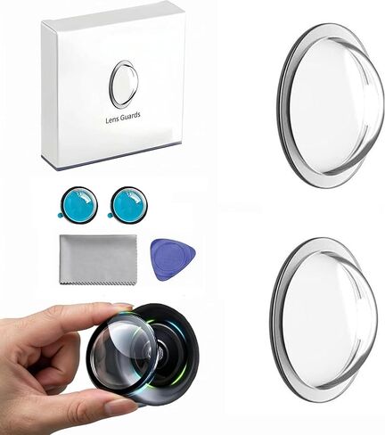 Car Camera Lens Protector, 22.6mm HD Clear Glass Cover with Hydrophobic Coating, Anti-Scratch for Vehicle Backup Camera and Safety System (2-Pack) in Saudi Arabia