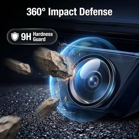 Car Camera Lens Protector, 22.6mm HD Clear Glass Cover with Hydrophobic Coating, Anti-Scratch for Vehicle Backup Camera and Safety System (2-Pack) in Saudi Arabia