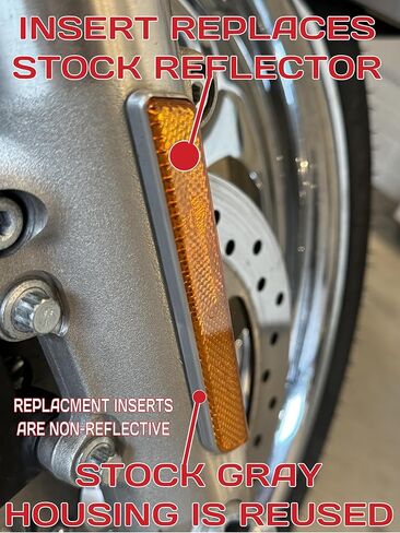 أجزاء دورة Kustom بدائل عاكس الشوكة الأمامية المخصصة للنص. تباع في أزواج. متوافق مع العديد من موديلات هارلي ديفيدسون. انزلاقات الشوارع انزلاقات الطرق. غير عاكسة in Kuwait