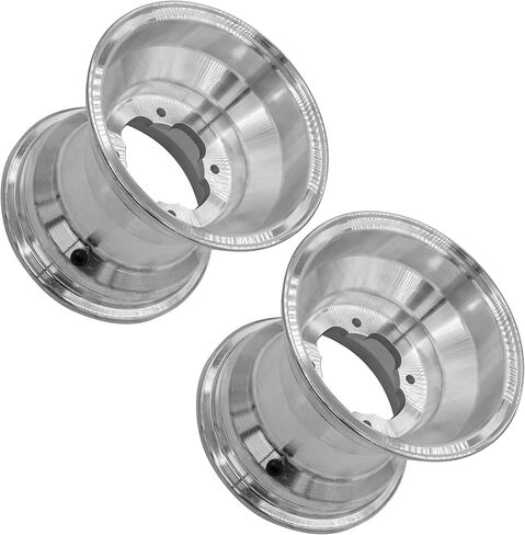 Caltric 2XK-25390-03-YY 2XK-25390-00-HM 2XK-25390-01-HM Rear Left & Right Wheel Rim Compatible with Yamaha Warrior 350 YFM350 1989-1990 1997-2004 / Banshee 350 YFZ350 SE 1998-2006 in Kuwait