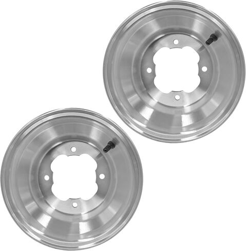 Caltric 2XK-25390-03-YY 2XK-25390-00-HM 2XK-25390-01-HM Rear Left & Right Wheel Rim Compatible with Yamaha Warrior 350 YFM350 1989-1990 1997-2004 / Banshee 350 YFZ350 SE 1998-2006 in Kuwait