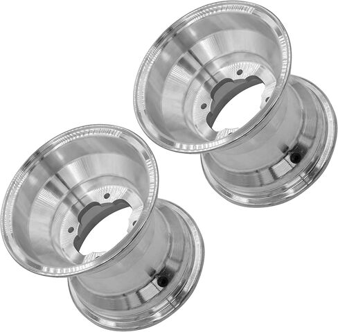 Caltric 2XK-25390-03-YY 2XK-25390-00-HM 2XK-25390-01-HM Rear Left & Right Wheel Rim Compatible with Yamaha Warrior 350 YFM350 1989-1990 1997-2004 / Banshee 350 YFZ350 SE 1998-2006 in Kuwait