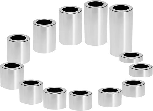 13 Pcs, 3/4" ID 1-1/8" OD Universal Wheel Axle Spacer Kit for Harley Touring Dyna Custom Bobbers Softail Sportster V-Rod Electra Glide Sportster 883 1200 Models in Saudi Arabia