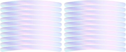20PCS Car Wheel Stripe Reflective Stickers, Anti-Scratch Auto Night Safety Warning Tape Sticker Decorative Decal, Universal Vehicle Tire Rims Sticker Exterior Accessories (Pink) in Saudi Arabia