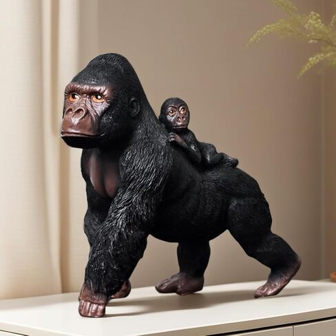 Gorilla Orangutan Statue Sculpture Frgurine Gifts for Gorilla Lover Office Home Living Room Decor Desk Accessories Decoration in Kuwait