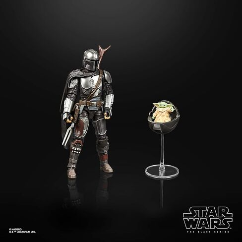 Star Wars The Black Series Din Djarin (The Mandalorian) and The Child in Kuwait