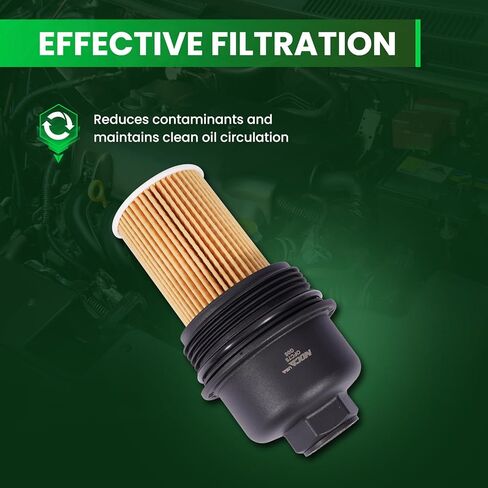 MOCA MO375 Oil Filter Cap Fit 2014-2020 for BMW i8 1.5L, 2016-2019 & 2023 X1 2.0L, 2017-2024 for Mini Cooper Countryman 1.5L, 2014-2019 Cooper 1.5L 2.0L in Kuwait
