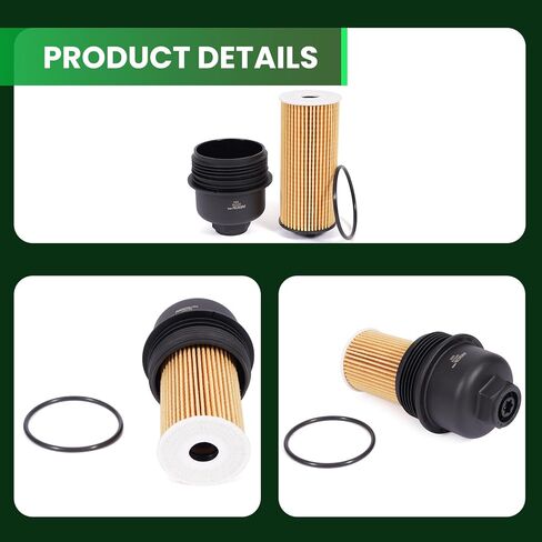 MOCA MO375 Oil Filter Cap Fit 2014-2020 for BMW i8 1.5L, 2016-2019 & 2023 X1 2.0L, 2017-2024 for Mini Cooper Countryman 1.5L, 2014-2019 Cooper 1.5L 2.0L in Kuwait