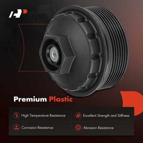 A-Premium Oil Filter Housing Cap Assembly Compatible with Volkswagen Jetta 2002-2004, Passat 2006-2010, Passat CC 2009-2010, Golf 2002-2005, CC, Eos, EuroVan, R32 & Audi A3 Quattro, TT Quattro in Kuwait