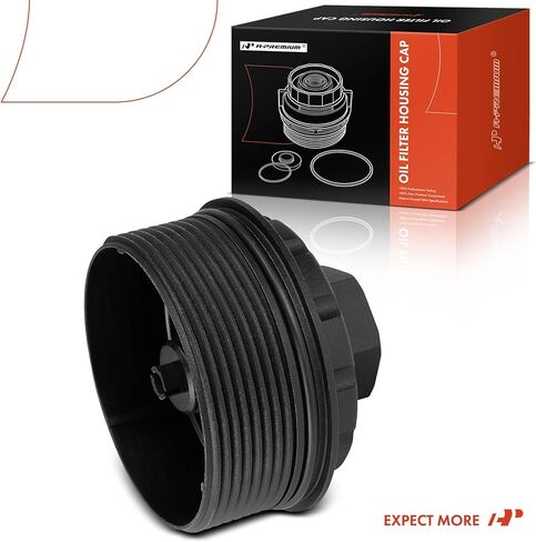 A-Premium Oil Filter Housing Cap Assembly Compatible with Volkswagen Jetta 2002-2004, Passat 2006-2010, Passat CC 2009-2010, Golf 2002-2005, CC, Eos, EuroVan, R32 & Audi A3 Quattro, TT Quattro in Kuwait