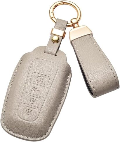 Leather Car Key Fob Cover for Toyota Prius, Camry,Corolla, CHR, RAV4, Land Cruiser,Highlander, Avalon, GT86, 2017-2026 2-4 Buttons with Car Key Case Cover Protector in Saudi Arabia