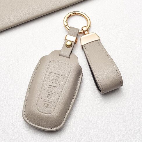 Leather Car Key Fob Cover for Toyota Prius, Camry,Corolla, CHR, RAV4, Land Cruiser,Highlander, Avalon, GT86, 2017-2026 2-4 Buttons with Car Key Case Cover Protector in Saudi Arabia
