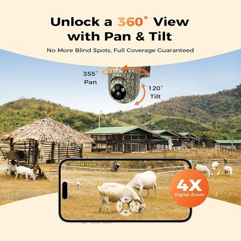 3K Light Light Pulb Camera Wireless Outdoor ، IP65 Camera Security Camera Iddoor مع 2.4 جم ، رؤية ليلية كاملة اللون واكتشاف حركة 360 درجة ، 5 ميجابكسل كاميرا أمان رمادية in Kuwait
