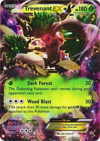 Pokemon - Trevenant-EX (19/160) - XY Primal Clash - Holo in Kuwait