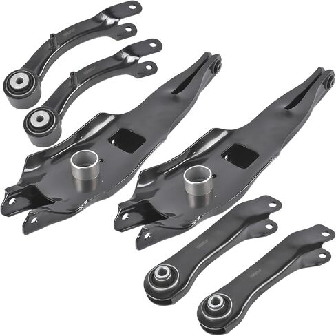 Set of 6 Suspension Control Arm Kit Compatible with 2014-2022 Jeep Cherokee, 2015-2017 Chrysler 200 OE# CMS251174 CMS251175 5090120AA 5090041AB – Rear Upper & Lower Lateral Control Arms in Saudi Arabia