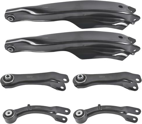 Set of 6 Suspension Control Arm Kit Compatible with 2014-2022 Jeep Cherokee, 2015-2017 Chrysler 200 OE# CMS251174 CMS251175 5090120AA 5090041AB – Rear Upper & Lower Lateral Control Arms in Saudi Arabia