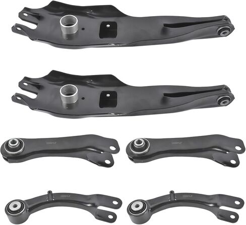 Set of 6 Suspension Control Arm Kit Compatible with 2014-2022 Jeep Cherokee, 2015-2017 Chrysler 200 OE# CMS251174 CMS251175 5090120AA 5090041AB – Rear Upper & Lower Lateral Control Arms in Saudi Arabia