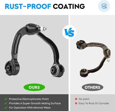 Front Upper Control Arm w/Ball Joint for Ford F-150 2004-2008, Lincoln Mark LT 2006-2008, Driver & Passenger Side, Suspension Kit K80306 K80308 K80149 in Kuwait