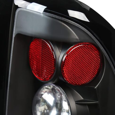 SPEC-D TUNING Led Crystal Headlights & Black Tail Brake Lamps for 1997-2004 Dodge Dakota Left + Right Pair in Kuwait