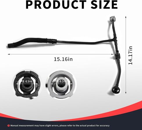 8R0121081AN Coolant Reservoir Hose to Radiator Overflow Tank Hose Compatible with Audi Q5 2013-2017 8R0-121-081-AN in Saudi Arabia
