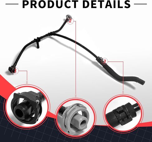 8R0121081AN Coolant Reservoir Hose to Radiator Overflow Tank Hose Compatible with Audi Q5 2013-2017 8R0-121-081-AN in Saudi Arabia
