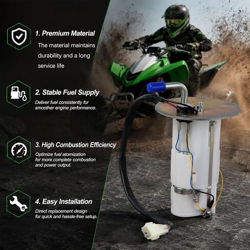 Fuel Pump Compatible with Kawasaki KFX 450R 2008-2014, Replace 49040-0020 49040-0831 490400020 490400831 in Saudi Arabia